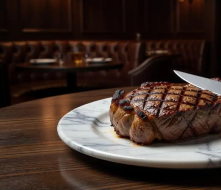 Prémium steak grillezve, szakértő kezek által készítve